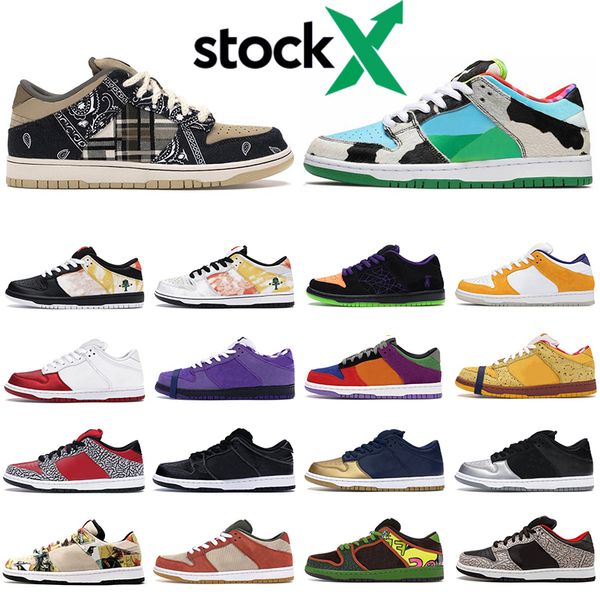 

2020 ben and jerrys dunk chunky dunky men women fashion skateboard shoes travis scotts viotech paris black cement men sports sneakers