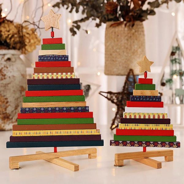 

модели строительство игрушки рождественские украшения высокого класса деревянные строительные блоки украшения украшения новогодних елок