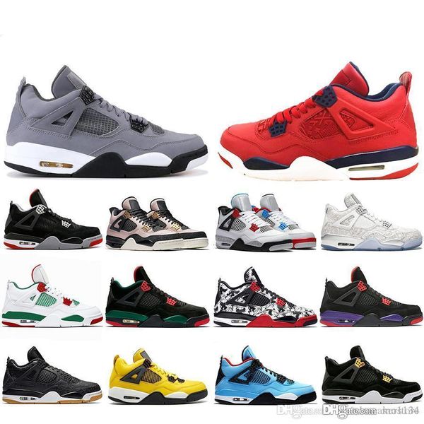 

fiba laser what the 4 cool grey basketball shoes 4s bred white pizzeria travis scotts raptors mens trainers designer sneakers