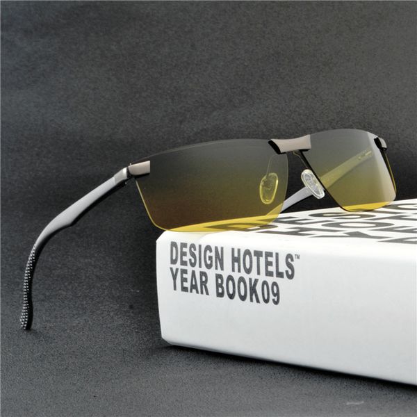 

2019 vintage square polarized sunglasses men driving mirror luxury sunglasses aluminum-magnesium fml, White;black