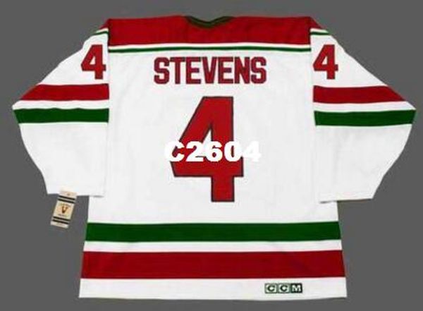 

mens #4 scott stevens new jersey devils 1991 ccm vintage retro home hockey jersey or custom any name or number retro jersey, Black