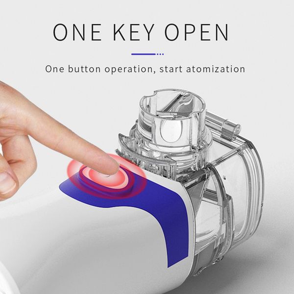 

portable ultrasonic nebulizer mini handheld inhaler respirator health care home inhaler machine atomizer for children kids adult