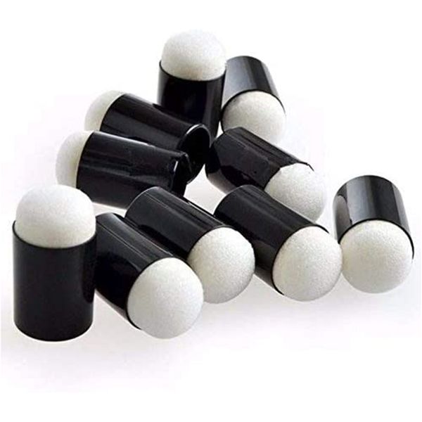 

24pcs finger sponge dauber painting ink pad stamping brush craft case art tools with box office school darwing diy craft