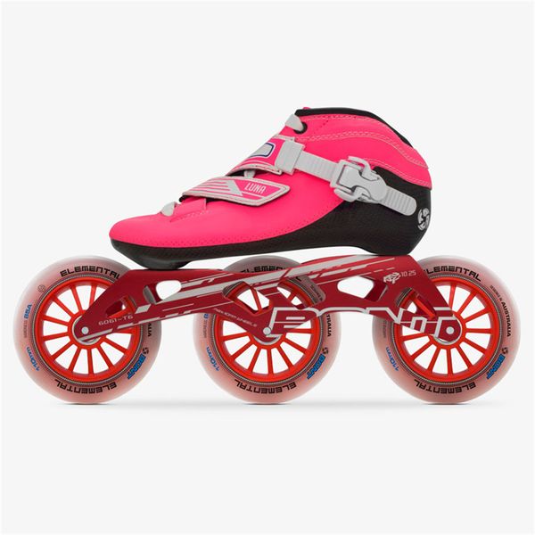

2019 original bont speed inline skates heatmoldable carbonfiber boot 3*90/100/110mm 6061 elemental wheel skating patines