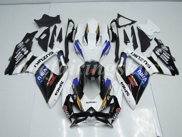 

injection mold new abs motorcycle fairings set fit for suzuki gsx-r600 gsx-r750 600 750 k8 2008 2009 2010 08 09 10 white black red