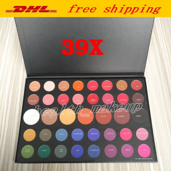 

Makeup palette jame charle eye hadow 39 color matte himmer eye hadow natural long la ting dhl hipping