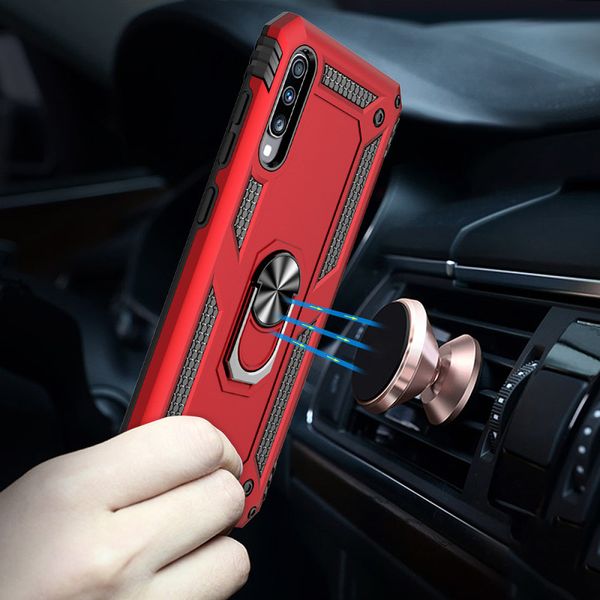 

for samsung galaxy a10 a20 a30 a40 a50 rotating ring bracket magnet car phone holder mobile phone shell stand cover back case b