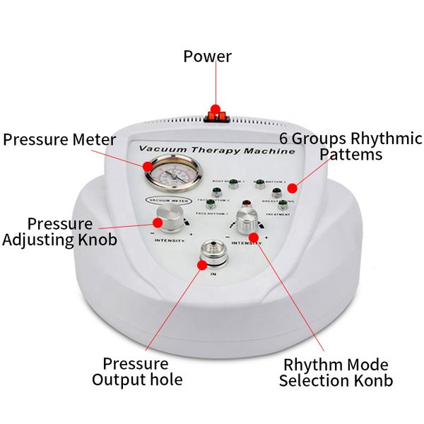 

x30pcs new listing vacuum massage therapy enlargement pump lifting breast enhancer massager bust cup body shaping beauty machine vs600