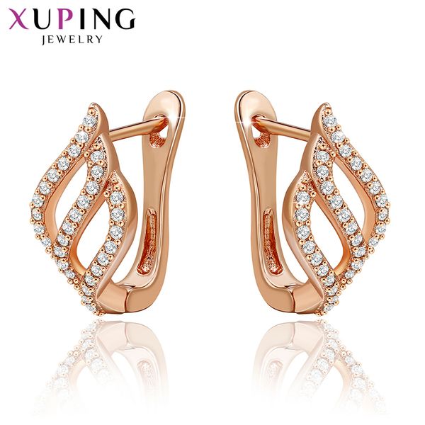 

Xuping Fashion Earrings High Quality European Style Charm Design Rose Gold Color Plated Jewelry Valentine's Gift S17-90045