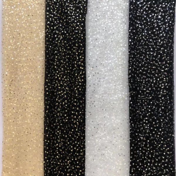 

spot sequined fabric three-centimeter random pattern embroidered sequined fabric popular women's dress lace, Pink;blue