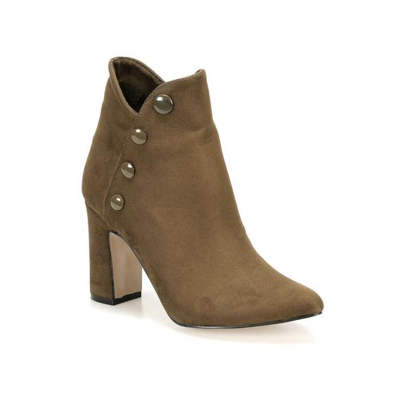 

flo nerisse56z suede khaki women 's boots butigo, Black