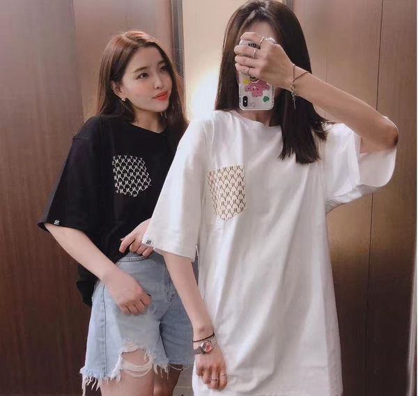 

cotton t shirt for men women summer spring short sleeve designer tees loose oversized fashion t-shirt soft xsq, White