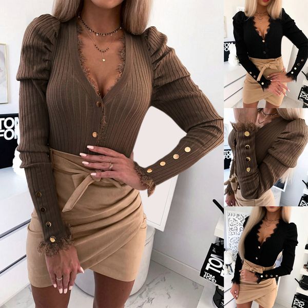 

autumn winter women long sleeve shirts fashion lace casual blouse roupa feminina camisas femininas elegantes, White