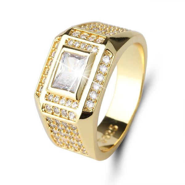 

Мода панк стиль роскошные заполненные золотой цвет мужчины ювелирные изделия с CZ