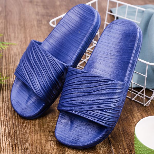 

ruiff man slipper fashion summer solid color casual home slipper shoes injection non-slip shoes beach shoe women 36-45