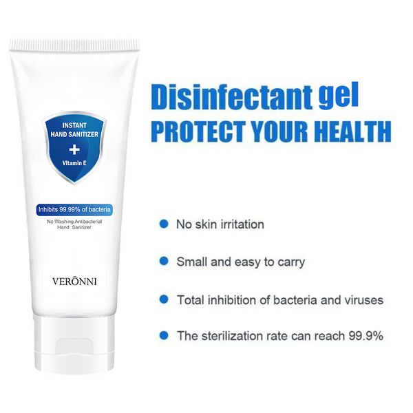 

veronni дезинфицирующее средство для рук 60 мл одноразовый дезинфицирующее средство для рук 75% спирт витамин е портативный антибактериальны