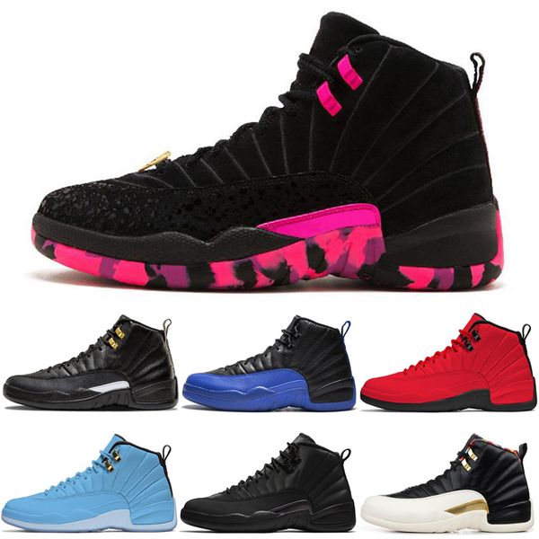 

TOP 12 12s Men Basketball Shoes FIBA Game Royal Reverse Taxi CNY Flu Game Dark Grey Playoffs DOERNBECHER Mens Trainers Sports Sneakers 7-13