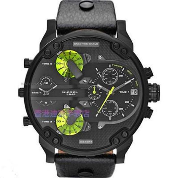 

higt quality sport military montres mens new reloj big dial display diesels watches dz watch dz7331 dz7312 dz7311 dz7333 dz7314 dz7313, Slivery;brown