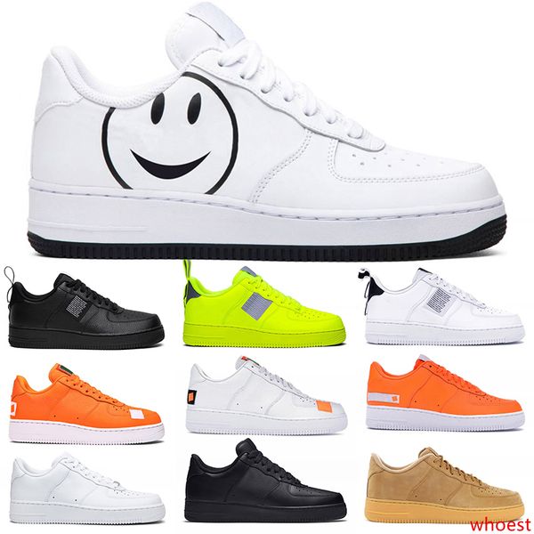 

men women fashion platform sneakers one utility black white triple volt red flax mens trainer casual skateboard shoes size 36-45