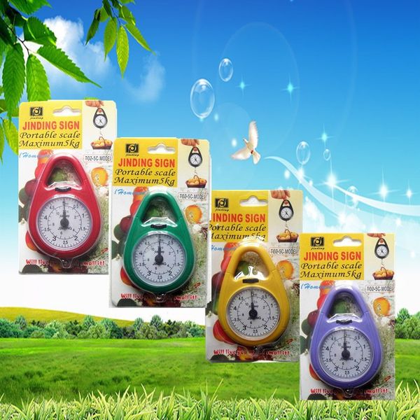 

5kg х 100г бытовой портативный висячие весы весы кухня весна вес масштаб фунты грамм оба дисплея 60pcs