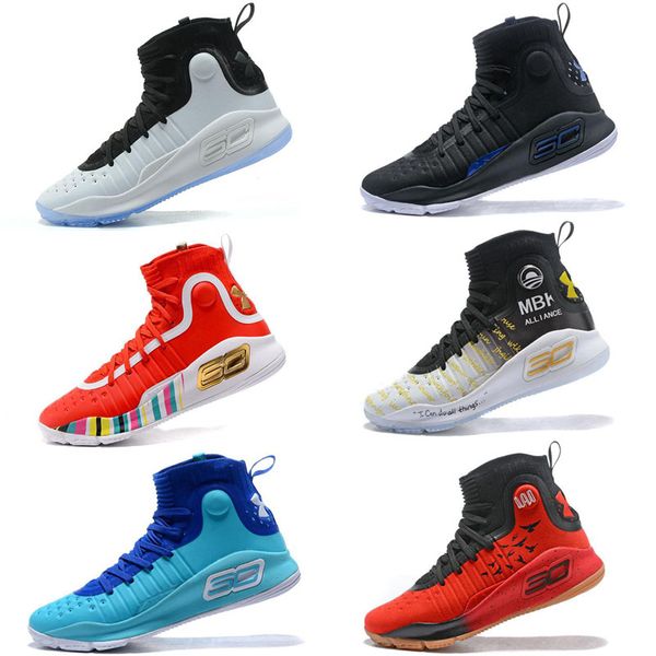 

2019 new curry 4 outdoor hoe black gold champion hip youth training port neaker ize 7 12
