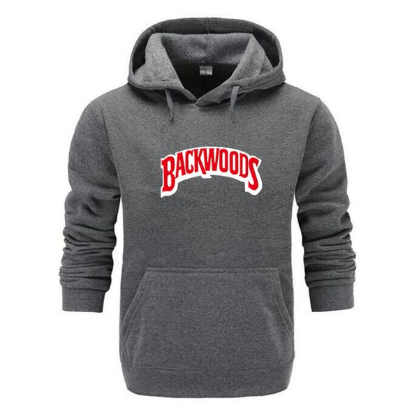 

the screw thread cuff hoodies streetwear backwoods hoodie sweatshirt men fashion autumn winter hip hop hoodie pullover, Black