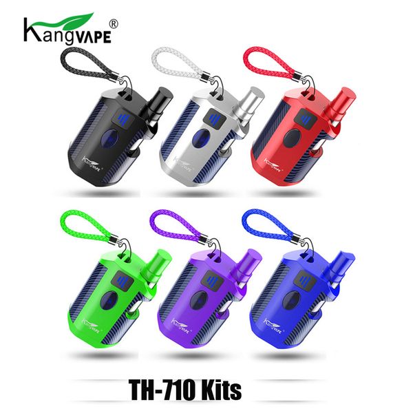 

Аутентичные Kangvape TH710 Starter Kit 650 мАч Разогрев Батареи TH-710 Vape Box Mod Для 0.5 мл Густого Масла CE3 K1 Картридж Распылитель 100% Оригинал