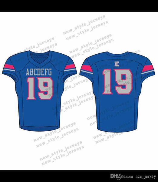 

50Men 2019 Youth Football Jerseys Army Green Wine Red Embroidery Logos Stitched Custom Any name Any number Jerseys