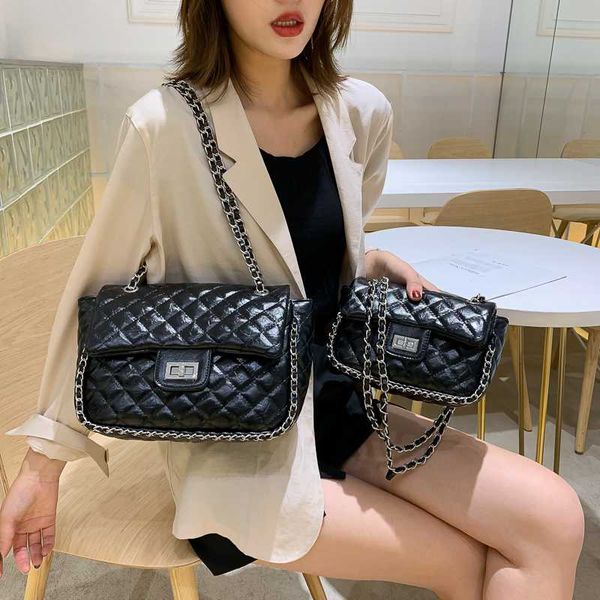 

shoulder bags for women 2020 lock chain bag handbags quality leather crossbody messenger bag purses