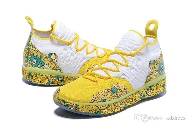 

kd 11 scrooge mcduck shoes for sales kevin durant christmas outdoor shoes store with box us7-us12