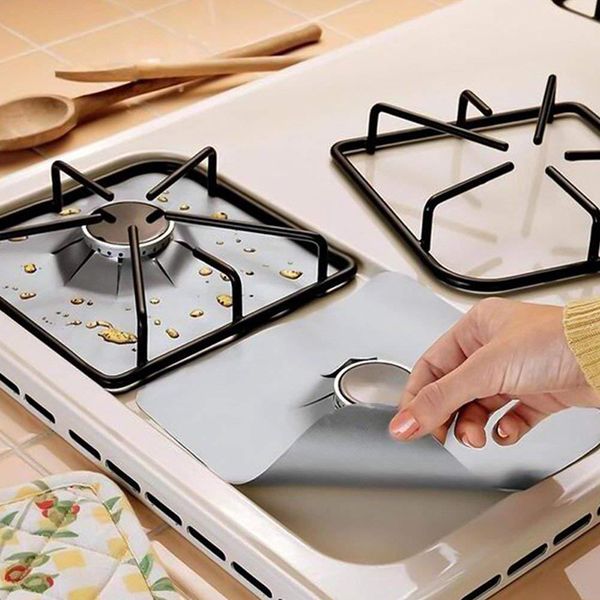 

1pc gas stove protector cooker cover liner clean mat kitchen stoveprotector trivets oil-proof eco-friendly kitchen supplies