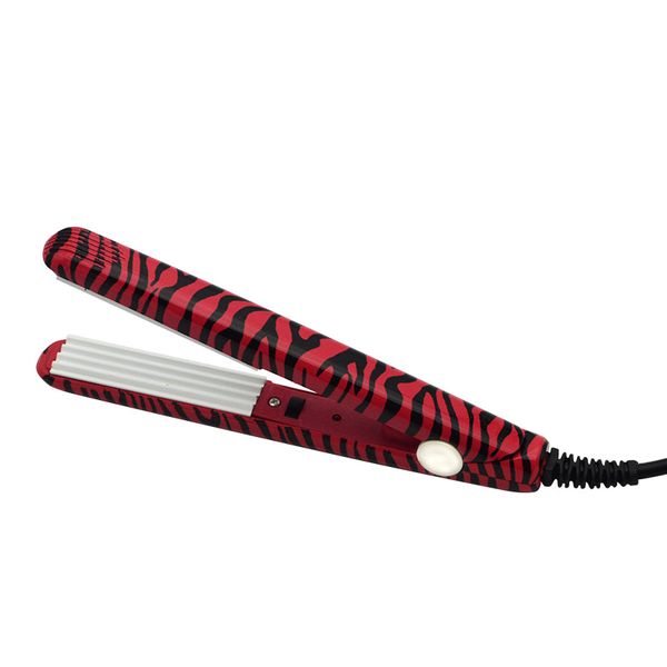 

wenyi mini hair curly ceramic curling iron corrugate hair iron styling tools volume curler with eu plu, Black