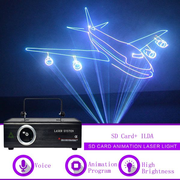 

500mw ilda sd card rgb animation dmx laser projector light home gig party dj show professional stage lighting f500