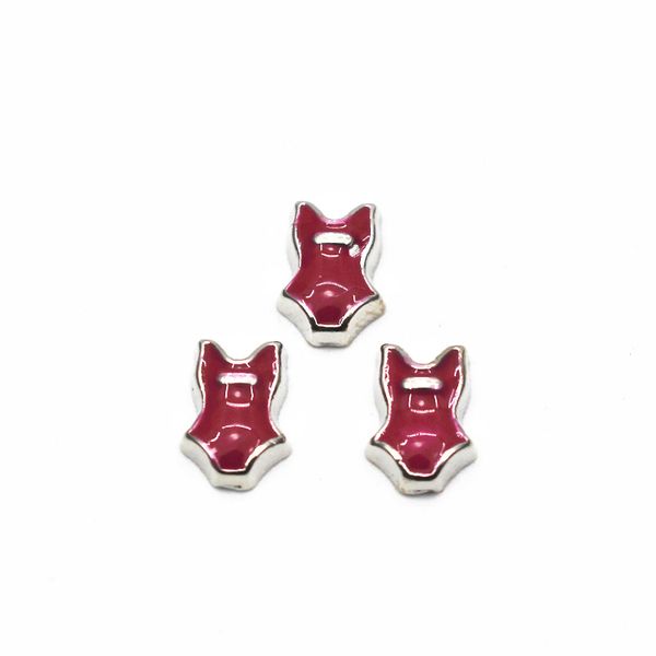 

новые приходят 20pcs / серия купальник сплава плавающей прелести живой памяти плавающей медальоны прелести для diy аксессуаров, Bronze;silver