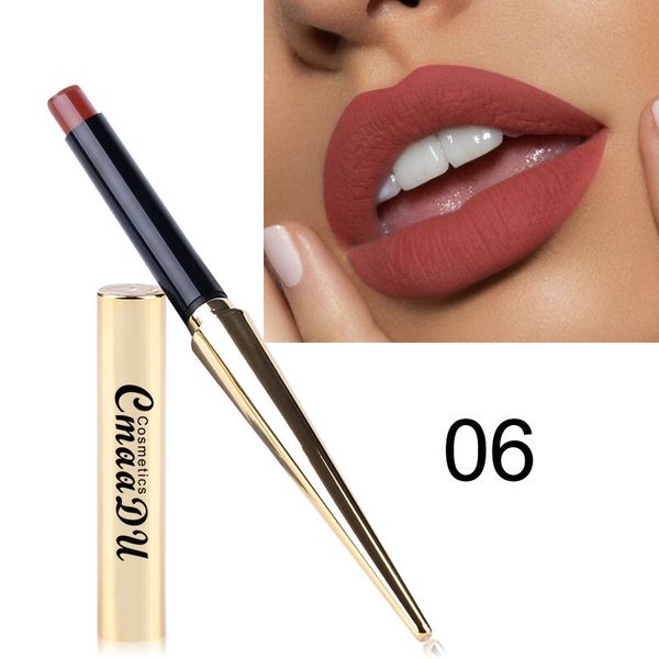 

matte nonstick cup 12 colors long lasting waterproof makeup lipstick silky texture durable make up cosmetic beauty