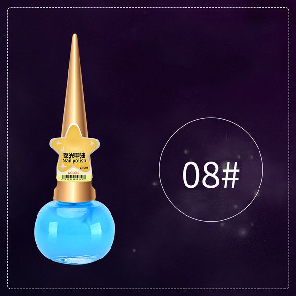 

14ml glow in the dark neon paint color fluorescent nail polish varnish luminous nail art manicure cnt 66