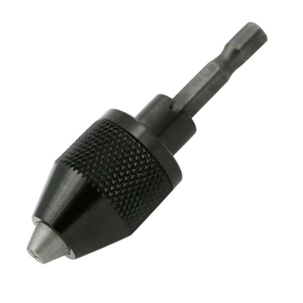 

1/4 inch alloy hex shank drill chuck keyless drilling quick change bit adapter converter woodworking power tool 0.3mm-6.0 mm
