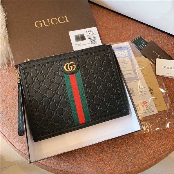 

Retro de ign men women clutch bag brand bu ine bag genuine leather zipper print envelope bag fa hion handbag