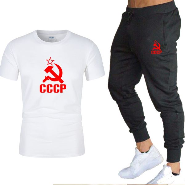 

мужская мода футболка 100% хлопок брюки напечатаны костюм случайной футболки + брюки пляжных видов спорта бег мужского двухсекционного костю, Gray