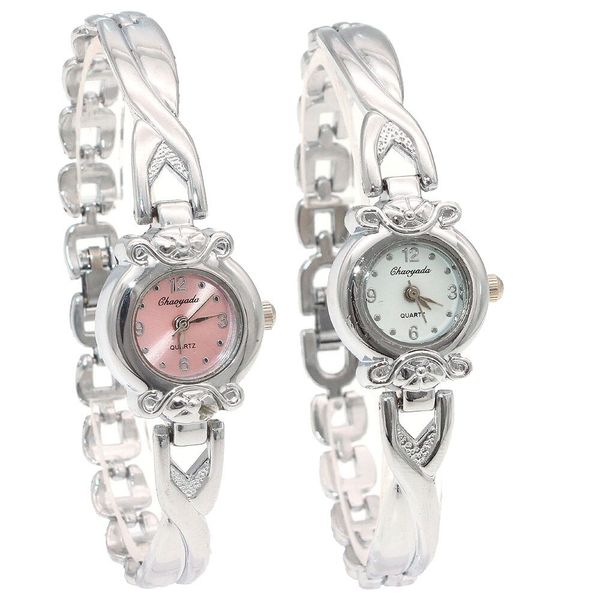 

women watch ladies nobler fashion casual wafer design round dial bracelet watch mujor quartz wristwatch, Slivery;brown