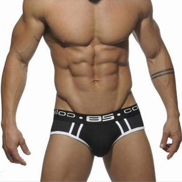 

cmenin мода хлопок мужчины нижнее белье трусы jockstrap дышащие трусы для дропшиппинга, Black;white