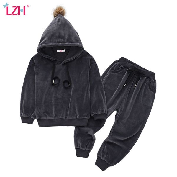 

girls clothing sets children clothing 2020 autumn winter toddler girls clothes 2pcs outfit kids tracksuit suit for boys clothes t200526, White