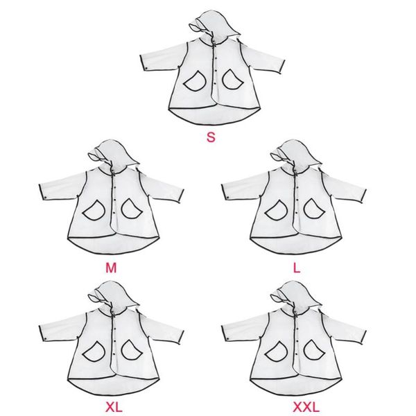 

kids children cute raincoat girls boys fashionable hooded transparent waterproof kids raincoats for travelling outdoor hot, Red;brown