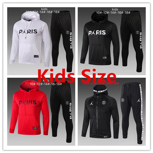 

2019-20 psg children hoodie jacket mbappe children's clothes child tracksuits soccer jersey cavani kids sweater shirt boys sweatshirt, Blue;black