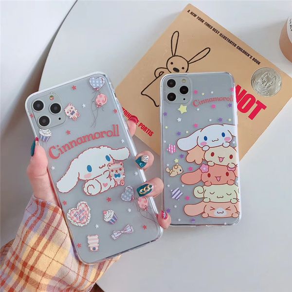 

cartoon cinnamoroll dog tpu cell phone case cover for iphone 11 pro max xs max xr xs x 6 6s 7 8 plus