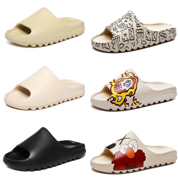 

2020 designer women men flip flops slipper summer slides sandals luxury women men genuine leather metal bee lovely bow tie flat slippers#687, Black;grey