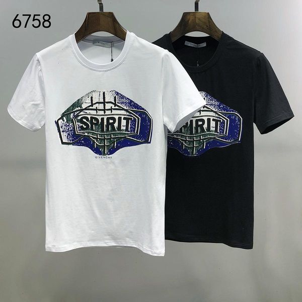 

мужская футболка мода повседневная тенденция размер -3xl удобная дышащая wsj014#111571 shaoping05, White;black