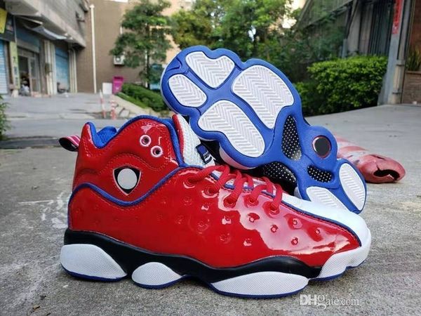 

2019 new basketball shoes 13 team ii mandarin duck mens basketball shoes 13s red and airs blue colors new vitality royal sneakers