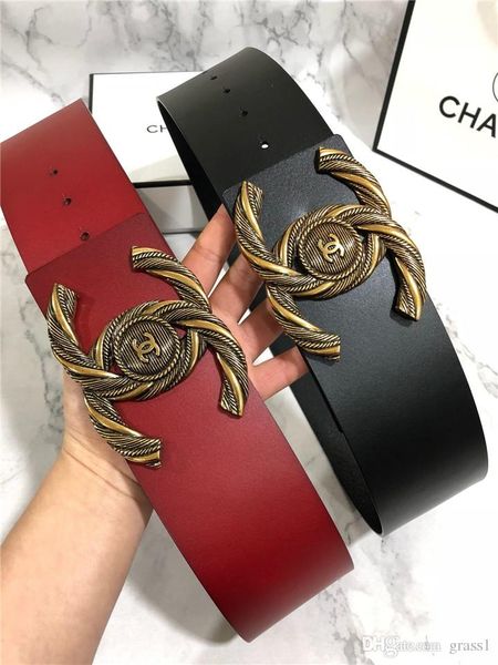 

designer belt of mens and women belt with fashion big buckle real leather r luxury belts h brand, Black;brown