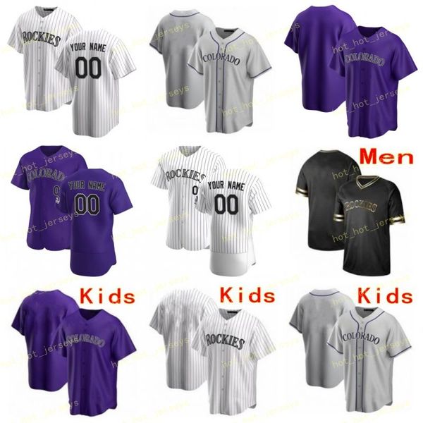 

custom name 8 josh fuentes 2020 baseball jersey 26 david dahl 62 yency almonte 34 jeff hoffman 29 bryan shaw 15 raimel tapia 31yonathan daza, Blue;black